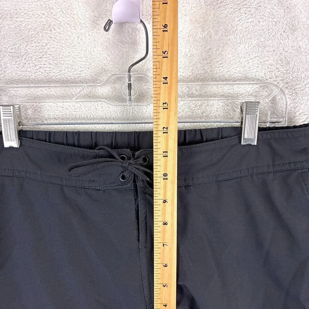 Ten Thousand Foundation Board Shorts Mens XL Black Performance Workout Surf Swim